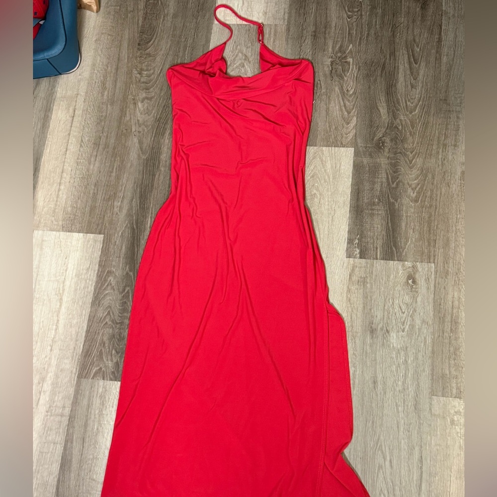 Vibrant Red Dress